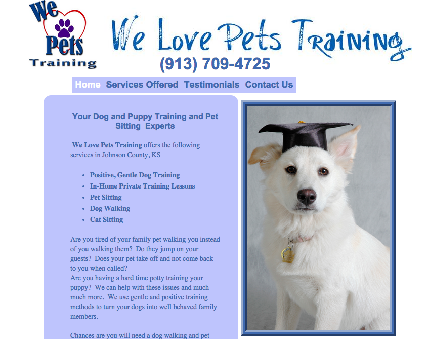 http://www.welovepetstraining.com/